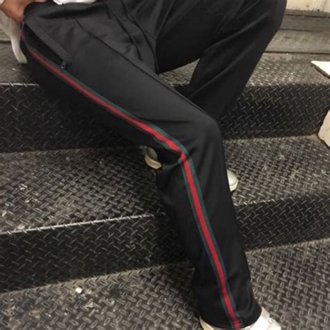 gucci track pants mens replica|gucci style track pants.